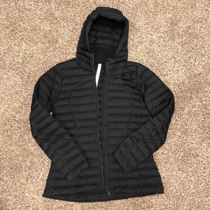 Black Lululemon Pack it down jacket size 10